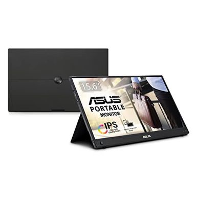 ASUS ZenScreen Go 15.6” 1080P Wireless Portable Monitor (MB16AWP) - Full HD, IPS, Built-in Battery, Eye Care, USB Type-C, Anti-Glare, Tripod Socket, Supports iOS, Android, Win11, Mini HDMI