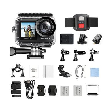 Alt View Zoom 11. AKASO - Brave 7 LE SE 4K Waterproof Action Camera with Remote