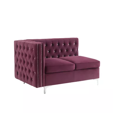 ACME Jaszira Modular - Left Facing & Right Facing Arms, Burgundy Velvet