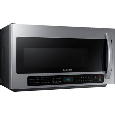 Angle Zoom. Samsung - 2.1 Cu. Ft. Over-the-Range Microwave with Sensor Cook - Stainless steel
