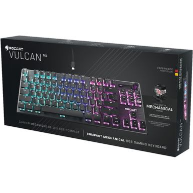 Alt View Zoom 14. ROCCAT - Vulcan TKL Compact Mechanical Gaming Keyboard with Titan Switch Linear, RGB Lighting, and Anodized Aluminum Top P