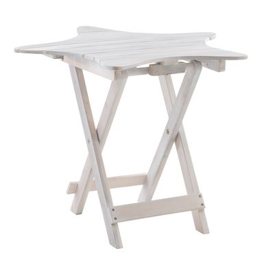 image of Merle Folding Table Whitewash with sku:pfxs1272-linon