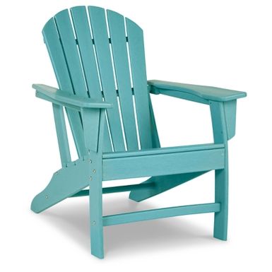 image of Turquoise Sundown Treasure Adirondack Chair with sku:p012-898-ashley