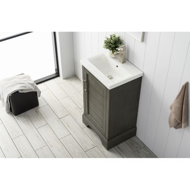 image of Vanity Art 20" Single Sink Bathroom Vanity with Ceramic Sink & Top - Grey with sku:xunnzbjwzapzdy2lltdxiwstd8mu7mbs-overstock