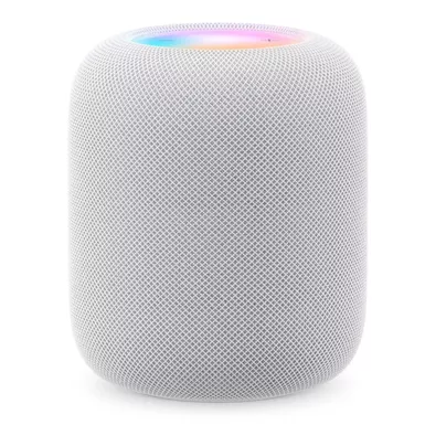 image of Apple - HomePod (2nd Generation) Smart Speaker with Siri - White with sku:bb22088545-bestbuy