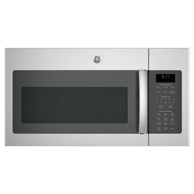 image of GE - 1.7 Cu. Ft. Over-the-Range Microwave - Stainless Steel with sku:bb20508355-bestbuy