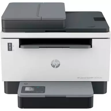 image of HP - LaserJet Tank 2604sdw Wireless Black-and-White All-In-One Laser Printer preloaded with up to 2 years of toner - White with sku:bb21996326-bestbuy