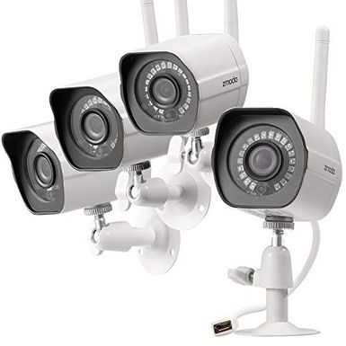 zmodo 4 bullet cameras package