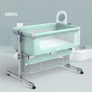 image of Portable Removable Baby Rocking Bed, Washable New Born Bed - Green with sku:7ofxqcewb9zdh_pubxzgdgstd8mu7mbs--ovr