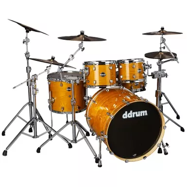 image of ddrum DM ASH 522 GN Dominion 5pc Shell Pack. Gloss Natural with sku:ddr-dmash522gn-guitarfactory