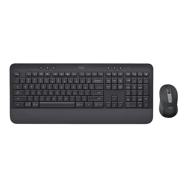 image of Logitech Signature MK650 Combo for Business, Wireless Mouse and Keyboard, Logi Bolt, Bluetooth, SmartWheel, Globally Certified, Windows/Mac/Chrome/Linux - Graphite with sku:bb22004236-bestbuy