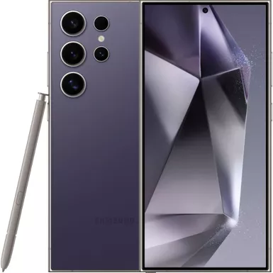 image of Samsung - Galaxy S24 Ultra 512GB Unlocked, Titanium Violet with sku:jr4905-ingram