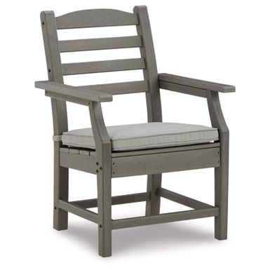 image of Gray Visola Arm Chair With Cushion (2/CN) with sku:p802-601a-ashley