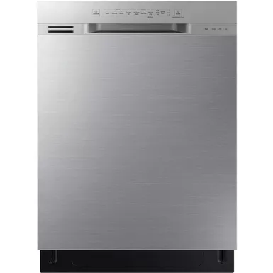 image of Samsung - 24" Front Control Built-In Dishwasher - Stainless steel with sku:dw80n3030us-almo