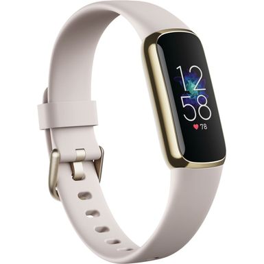 Angle Zoom. Fitbit - Luxe Fitness & Wellness Tracker - Soft Gold