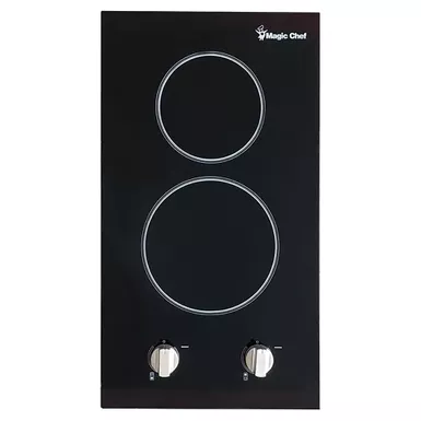 image of Magic Chef 12-Inch Electric Cooktop (120 V) with sku:mcscte12bg2-magicchef