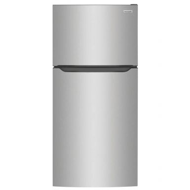 image of Frigidaire 18.3 Cu. Ft. Stainless Steel Top Freezer Refrigerator with sku:fftr1835vs-electronicexpress