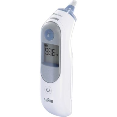 image of Braun - ThermoScan 5 Ear Thermometer with ExacTemp Technology - White with sku:bb21558266-5229200-bestbuy-kazinc