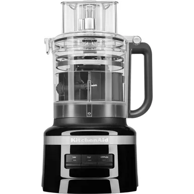 image of KitchenAid 13-Cup Food Processor with Work Bowl in Onyx Black with sku:kfp1318ob-almo