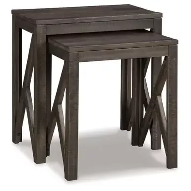 Gray Emerdale Accent Table Set (2/CN)