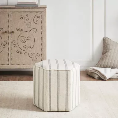 September Natural Accent Ottoman