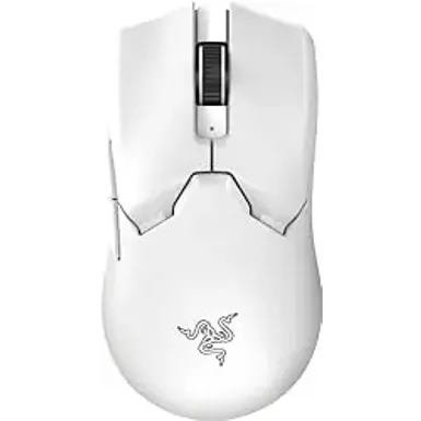 image of Razer Viper V2 Pro HyperSpeed Wireless Gaming Mouse: 59g Ultra-Lightweight - Optical Switches Gen-3-30K Optical Sensor - On-Mouse DPI Controls - 90hr Battery - USB Type C Cable Included - White with sku:b09vcskb1c-amazon