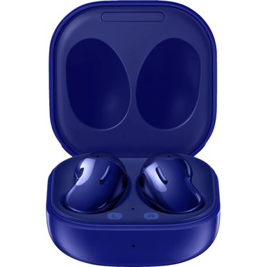 image of Samsung - Galaxy Buds Live True Wireless Earbud Headphones - Blue with sku:bb21643784-6432917-bestbuy-samsung