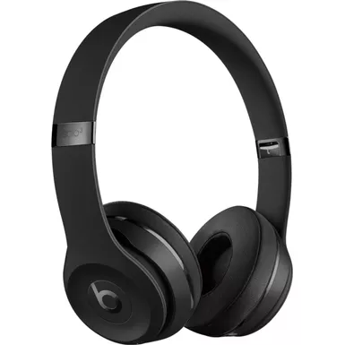 image of Beats Solo3 On-Ear Bluetooth Headphones Matte Black with sku:bb21408567-bestbuy