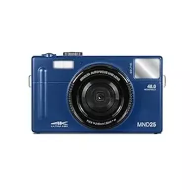 image of Minolta MND25 48 MP Autofocus / 4K Ultra HD Camera w/Selfie Mirror with sku:b0cnkqq95v-amazon