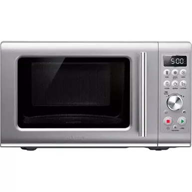 image of Breville - the Compact Wave Soft Close 0.9 Cu. Ft. Microwave - Brushed Stainless Steel with sku:bb21295441-bestbuy