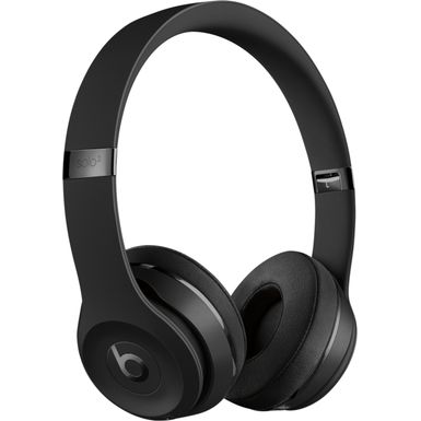 image of Beats by Dr. Dre - Solo3 The Beats Icon Collection Wireless On-Ear Headphones - Matte Black with sku:bb21408567-6383124-bestbuy-beatsbydrdre