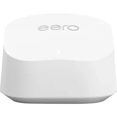 image of eero - 6+ AX3000 Dual-Band Mesh Wi-Fi 6 Router - White with sku:bb21951080-bestbuy