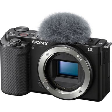 Angle Zoom. Sony - Alpha ZV-E10 Mirrorless Vlog Camera - Body Only - Black