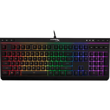 image of HyperX - Alloy Core Full-size Wired Gaming Membrane Keyboard with RGB Lighting - Black with sku:bb21116276-6283508-bestbuy-hyperx
