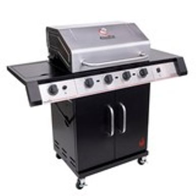 image of Char-Broil - Performance Series TRU-Infrared 4-Burner Gas Grill - Stainless Steel/Black with sku:bb21727916-6456894-bestbuy-charbroil
