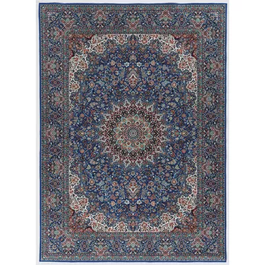 image of Havencrest Blue And Ivory 3.3X5 Area Rug with sku:lfxsr1030-linon