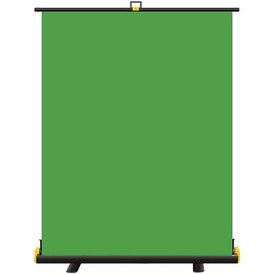 image of Kodak - Portable Collapsible Green Screen Chroma Key Backdrop with Built-in Stand - Black/Green with sku:bb21938532-6491718-bestbuy-kodak