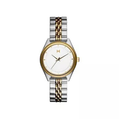 MVMT - Ladies Rise Mini Sienna Two-Tone Stainless Steel Watch White Dial