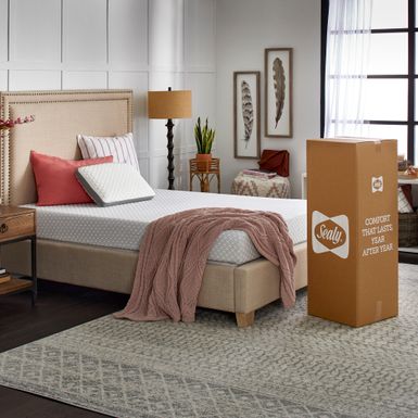Sealy 8 Memory Foam Twin Mattress-in-a-box with Cool & Clean Cover