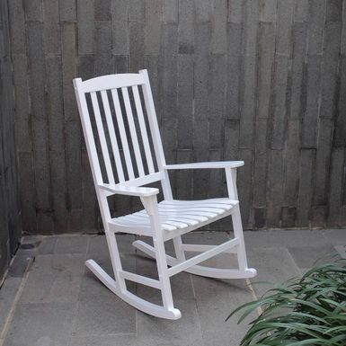 Rent to own Cambridge Casual Alston Outdoor Rocking Chair White