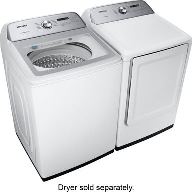 Alt View Zoom 26. Samsung - 5.0 Cu. Ft. High Efficiency Top Load Washer with Active WaterJet - White
