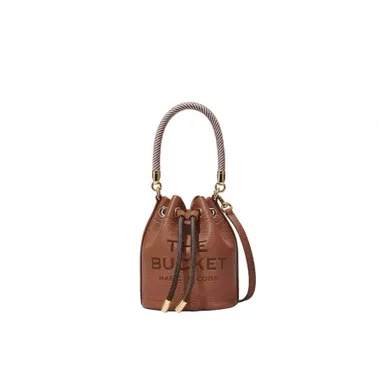 Marc Jacobs The Leather Bucket Bag (Mini, Argan Oil)