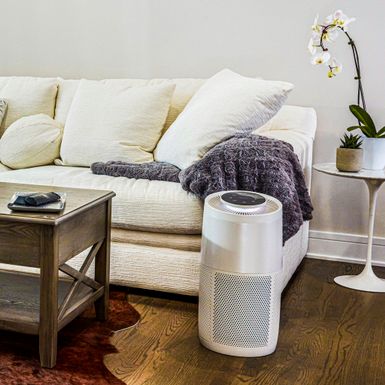 Alt View Zoom 11. Instant - HEPA Air Purifier for Large Rooms Removes 99.9% of Dust, Smoke, & Pollen with Plasma Ion Technology - Pearl