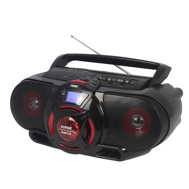 image of Naxa Portable Bluetooth Stereo with Subwoofer and USB Input with sku:npb273-electronicexpress