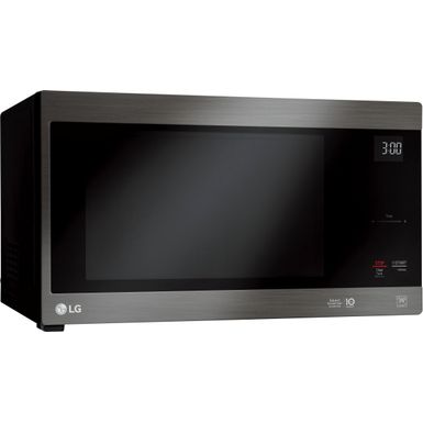 Angle Zoom. LG - NeoChef 1.5 Cu. Ft. Countertop Microwave with Sensor Cooking and EasyClean - Black stainless steel