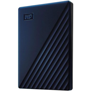 image of WD My Passport 5TB Portable USB 3.2 External Hard Drive for Mac, Midnight Blue with sku:wda2f0050bbl-adorama