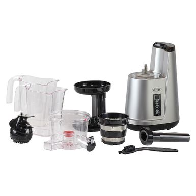 Accessories Zoom. Omega - Cold Press 365, 150W, Silver Vertical Slow Masticating Juicer - Silver