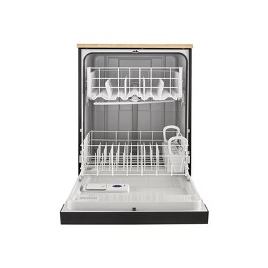 image of Whirlpool Heavy-Duty Black Portable Dishwasher with sku:wdp370bk-wdp370pahb-abt