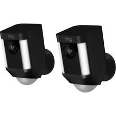 image of Ring - Spotlight Cam Wire-free 2-Pack - Black with sku:bb20777460-5973100-bestbuy-ring
