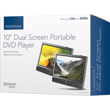 Alt View Zoom 12. Insignia™ - 10" Dual Screen Portable DVD Player - Black